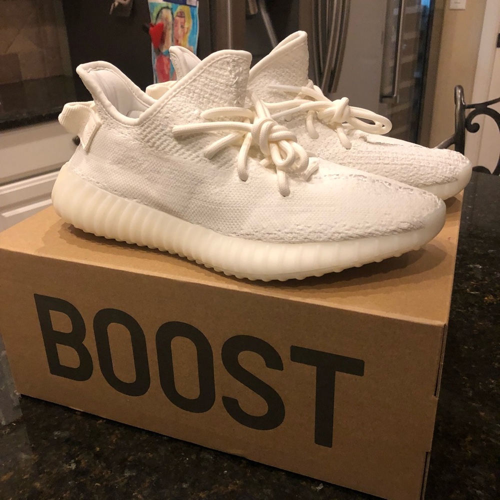 Authentic Yeezy 350 triple white